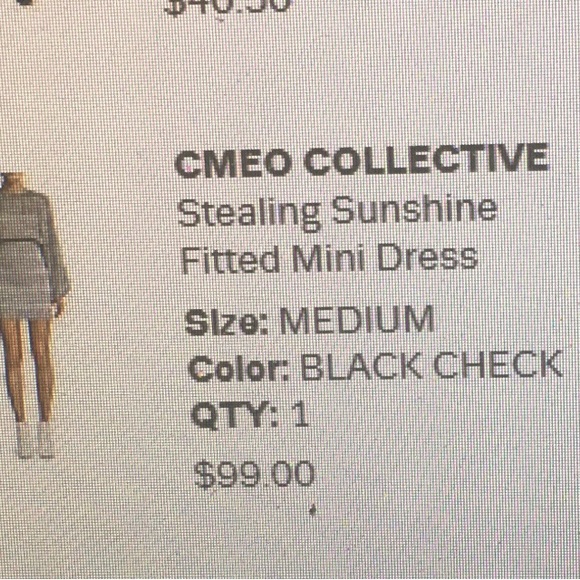 C/meo collective mini dress - Picture 3 of 3